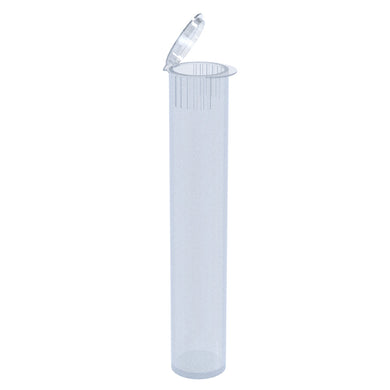 Child Resistant | Pop Top Plastic Pre-Roll Tubes | 95mm - Clear - 1000 Count