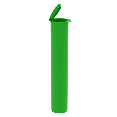 Child Resistant | Pop Top Plastic Pre-Roll Tubes | 95mm - Opaque Green - 1000 Count