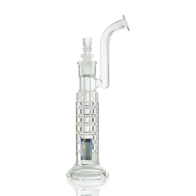 Pure Glass Bong | Zero Freezeable Bubbler 44mm Trumpet | 12