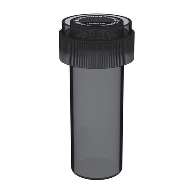 Child Resistant | Translucent Black Reversible Cap Vials | 8 Dram - 1 Gram - 410 Count