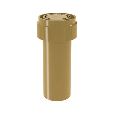 Child Resistant | Opaque Gold Reversible Cap Vials | 8 Dram - 1 Gram - 410 Count