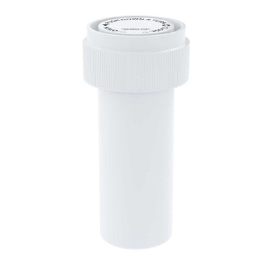 Child Resistant | Opaque White Reversible Cap Vials | 8 Dram - 1 Gram - 410 Count