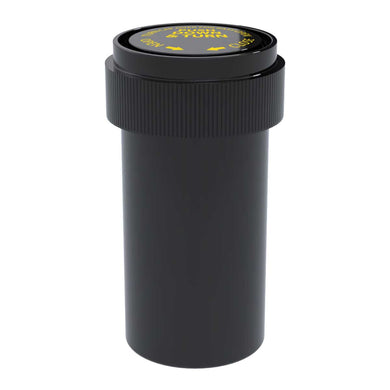 Child Resistant | Opaque Black Reversible Cap Vials | 20 Dram - 3.5 Grams - 240 Count