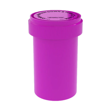 Child Resistant | Opaque Pink Reversible Cap Vials | 20 Dram - 3.5 Grams - 240 Count