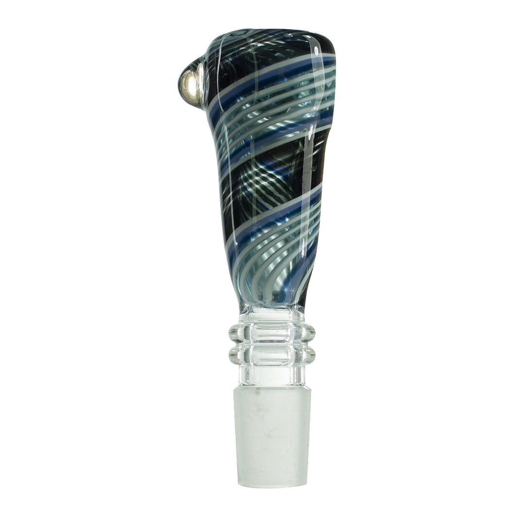 Bowl | Hexagon | 19mm - Glass - Blue