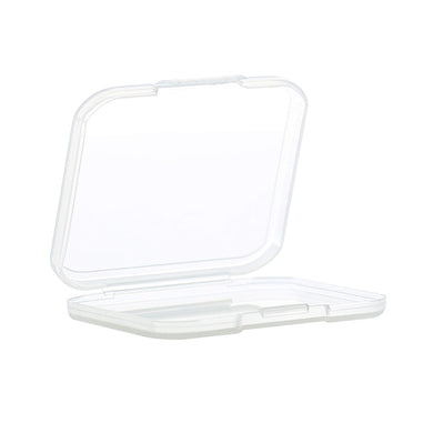 Flat Container | Clear Plastic Shatter Concentrate Containers | 7.5mm - 100 Count