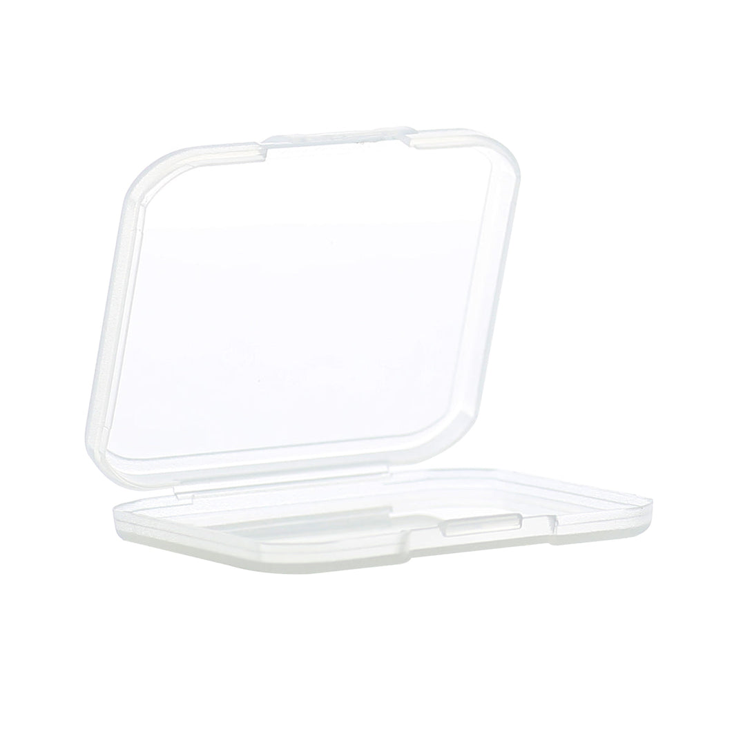 Flat Container | Clear Plastic Shatter Concentrate Containers | 7.5mm - 100 Count