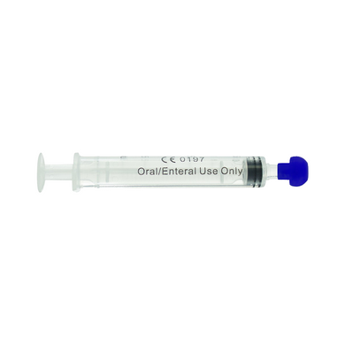 Concentrate Syringe | Oral Concentrate Syringes | 3mL -  0.5mL Increments - 100 Count