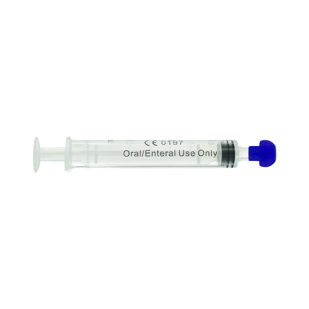 Concentrate Syringe | Oral Concentrate Syringes | 3mL -  0.5mL Increments - 100 Count