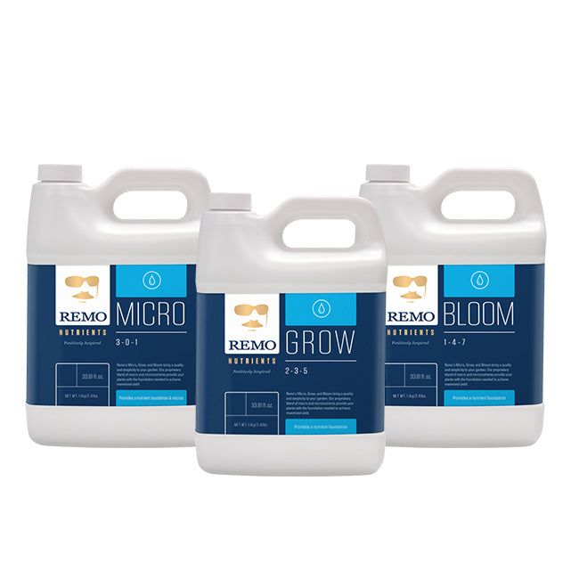 Remo Nutrients 4 Litre Trio - Micro, Grow, Bloom