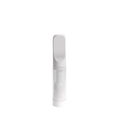 Vape Cartridge | Full Ceramic w/ White Mouth Tip | 0.5mL - 100 Count