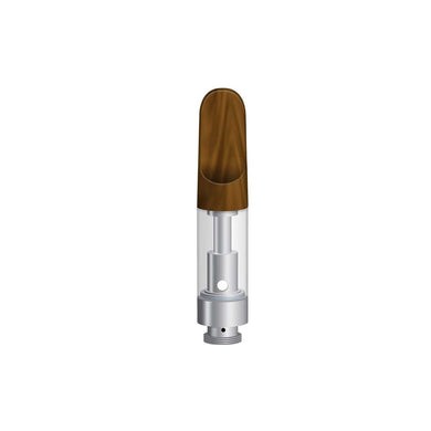 Vape Cartridge | Ceramic Coil w/ Wood Mouth Tip | 0.5mL - 100 Count
