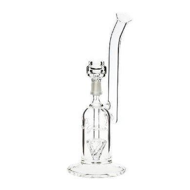Pure Glass Bong | Arrow Perc Bubbler | 6.5