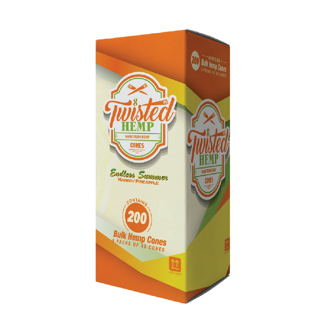 Twisted Hemp | Pre-Rolled Cones | Endless Summer - 200 Count