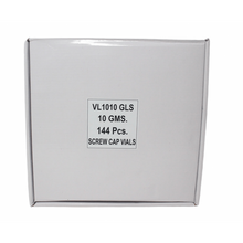 Load image into Gallery viewer, 10gm Glass Vials - 144 Per Box
