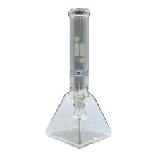 Load image into Gallery viewer, 13&quot; 7mm Infyniti Metallic Pyramid Base Bong
