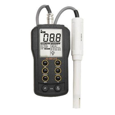 Hanna pH / PPM Meter HI9813-6N - GrowDudes