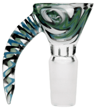 Load image into Gallery viewer, 14mm Male Pulsar Colourful Worked Glass Bowl
