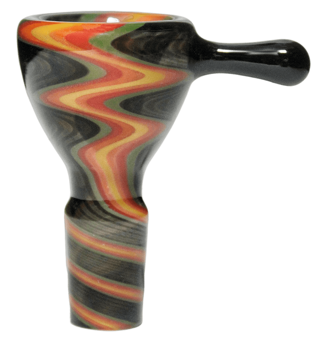 14mm Male Pulsar Wig Wag Bowl with Handle