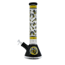 Load image into Gallery viewer, 16&quot; 7mm Protect Ya Killa Bees Tornado Pinch Beaker
