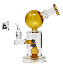 Load image into Gallery viewer, 6.5&quot; NICE GLASS Showerhead Orb Rig
