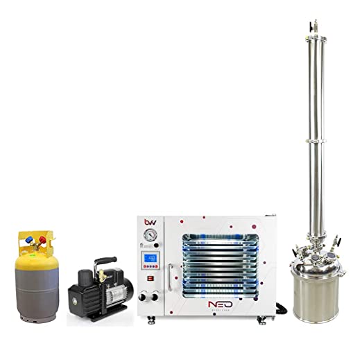 1LB Apollo Top Fill Closed Loop Extractor; 0.9CF Oven; 4CFM VE225 Pump
