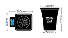 Load image into Gallery viewer, AutoPot 8 XL Pot (25L) System Kit with 25 Gallon Tank Included (special order)
