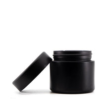 Load image into Gallery viewer, 2OZ MATTE BLACK GLASS JAR AND CR CAP – 200 CT
