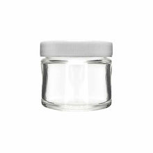 Load image into Gallery viewer, Glass Screw Cap Jars (White Cap) 02oz  – 240 Jars / Case
