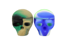 Load image into Gallery viewer, 3ml Skull Silicone Concentrate Jar - Assorted Colour - 10 Pcs/Bag
