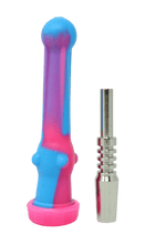Load image into Gallery viewer, 5&quot; Round Tip Silicone Nectar Collector - Assorted Color
