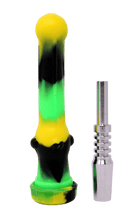 Load image into Gallery viewer, 5&quot; Round Tip Silicone Nectar Collector - Assorted Color
