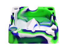 Load image into Gallery viewer, 5&quot; Multifunction Square Silicone Ashtray - Assorted Colour
