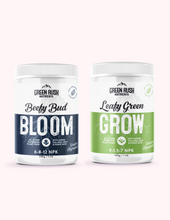 Load image into Gallery viewer, Veg To Harvest Pack: Organic Leafy Green Grow &amp; Beefy Bud Bloom Combo

