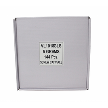 Load image into Gallery viewer, 5gm Glass Vials - 144 Per Box
