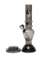 Load image into Gallery viewer, 7&quot; Acrylic Water Pipe with Grinder
