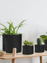 Load image into Gallery viewer, Wohous 20-Pack 1 Gallon Plant Grow Bags Heavy Duty Aeration Fabric Pots Thickened Nonwoven 1 Gallon Fabric Pots Plant Grow Bags (20, 1 Gallon)
