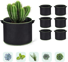 Load image into Gallery viewer, Wohous 20-Pack 1 Gallon Plant Grow Bags Heavy Duty Aeration Fabric Pots Thickened Nonwoven 1 Gallon Fabric Pots Plant Grow Bags (20, 1 Gallon)

