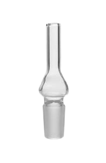 14mm Male Domeless Quartz - Clear Flared Straw