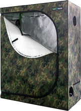 Load image into Gallery viewer, SunStream 48&quot;x24&quot;x60&quot; Hydroponic Camouflage Grow Tent for Indoor Planting, 4x2 FT with Reflective Mylar, Obeservation Window and Floor Tray…
