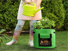 Load image into Gallery viewer, Wohous 20-Pack 1 Gallon Plant Grow Bags Heavy Duty Aeration Fabric Pots Thickened Nonwoven 1 Gallon Fabric Pots Plant Grow Bags (20, 1 Gallon)
