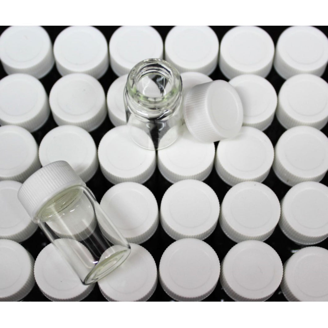 7g Glass Vials - 32pk - not suitable for liquid
