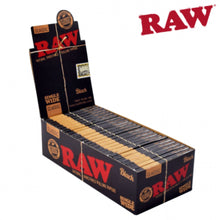 Load image into Gallery viewer, RAW Black Single Wide Double Window - 25 Packs/Box
