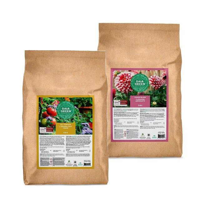Gaia Green 10kg Duo - All Purpose + Power Bloom