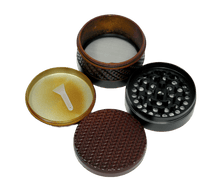 Load image into Gallery viewer, EC420 Weaving Wood Style Grinder - 63mm 4-Piece
