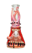Load image into Gallery viewer, 13&quot; 7mm Tentacle Monster 3D Handcraft Beaker
