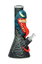 Load image into Gallery viewer, 13&quot; 7mm Glow in dark Venom 3D Handcraft Beaker
