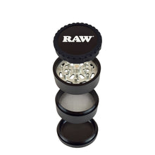 Load image into Gallery viewer, RAW Life 4 Piece Grinder V3 - Black
