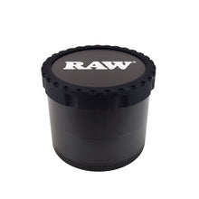 Load image into Gallery viewer, RAW Life 4 Piece Grinder V3 - Black
