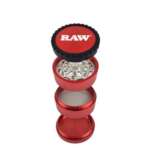 Load image into Gallery viewer, RAW Life 4 Piece Grinder V3 - Red
